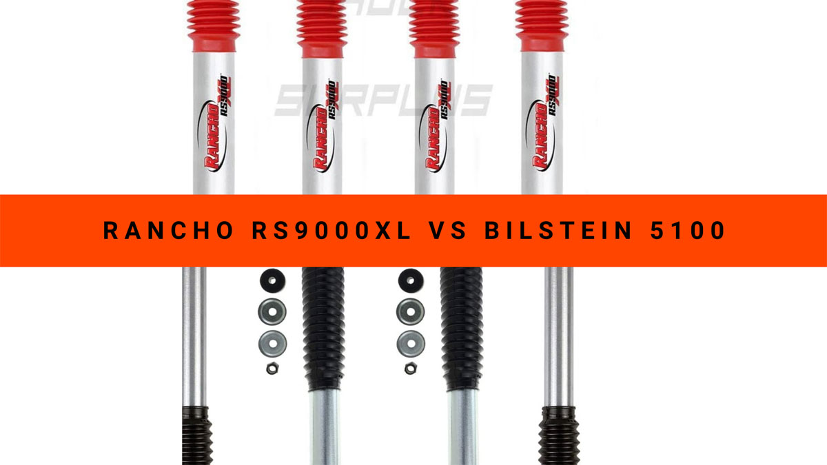 Rancho RS9000XL Vs Bilstein 5100